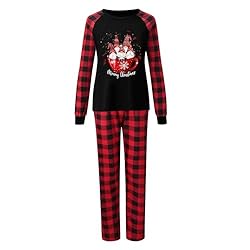 KASAAS Christmas Pajamas for Family Pjs Matching