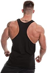 Gold's Gym GGVST003 Muscle Joe Premium Stringer Vest Black XL view 2