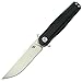 Eafengrow CH3505-G10 Tactical Folding Knives Flipper Knives with Clip D2 Blade G10 Handle ,Tactical Pocket Knives Camping Hunting Knives (Black)