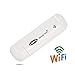Portable Fast Speed Mobile Hotspot 3G Wi-Fi Modem Wireless Mini USB WiFi Router with SIM Card Slot Support 2/3G netowork for Car car or Bus