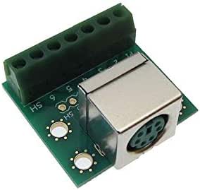 6P 6-Pin PS/2 PC Connector Signals Breakout Board Screw Terminals ...