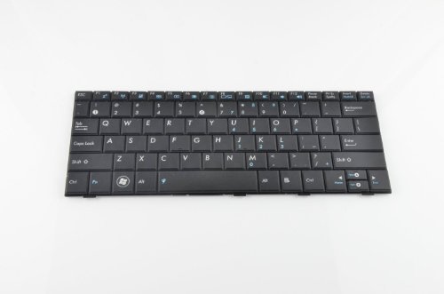 Eathtek Replacement Keyboard for Asus EEE PC 1005HA 1005HA(Seashell) 1008HA 1001HA 1001P 1005PR 1005HE series Black US Layout, Compatible part number 9J.N1Q82.301 NSK-UF301 0KNA-192US13 V109762AS1