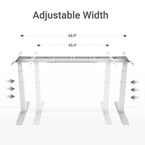 FLEXISPOT Pro EC4 3 Stages Dual Motor Electric Standing Desk Frame