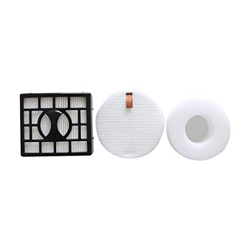 Weite 2 Foam Felt Filters and 1 HEPA Filters Replacement Parts Kits Compatible with Shark NV680 NV681 NV682 NV683 NV800 NV800W NV801 NV803 UV810 Vacuum Cleaner (Black)