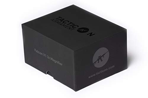 Tacticon Falcon V1 3X Red Dot Magnifier with Flip to Side Mount for Picatinny Rail and 2.5 inches of Eye Relief - Thumbnail 6