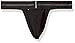 Calvin Klein Men's Underwear Focused Fit Thongs Underwear, Black, X-Large