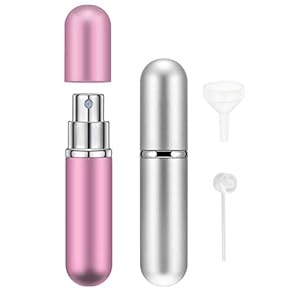 Mini-Perfume-Atomisers-Bottles-Refillable-Fine-Mist-Spray-Bottles-Portable-Travel-Atomizer-Bottle-Set-with-Funnel-and-Perfume-Diffuser-Pump-5-ml Mini Perfume Atomisers Bottles - Refillable Fine Mist Spray Bottles - Portable Travel Atomizer Bottle Set with Funnel…