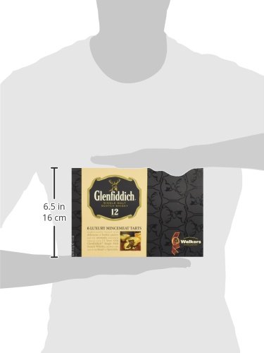 WALKER’S SHORTBREAD GLENFIDDICH HOLIDAY MINCEMEAT TARTS, LUXURY HOLIDAY TREAT, 13.1 OZ (PACK OF 2)