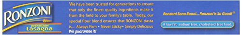 Ronzoni Oven Ready Pasta, Lasagne, 8 oz - Thumbnail 4