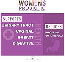 Amazon Com Womens Probiotic 60ct 6 Billion Cfu With Cranberry D womens probiotic 60ct 6 billion cfu with cranberry d mannose vitamin d3 best probiotics for women delivers 15x more good bacteria yeast