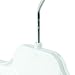 Hangerworld 25 White 15inch Plastic Coat Clothes Garment Pants Skirt Hangers Adjustable Clips