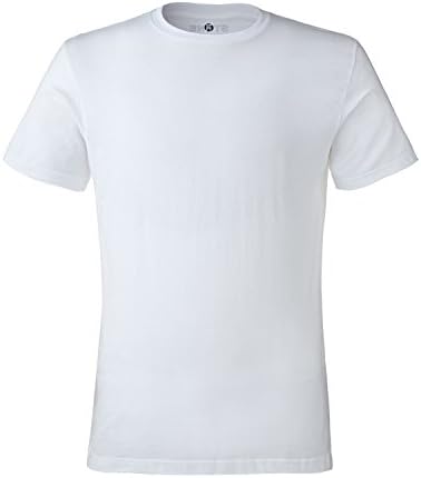 Stone Feather Men's Arrow Inspired Logo Printed Short Sleeve Crewneck Plain Cotton T-Shirt (3XL, White) White XXX-Large