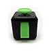 Maggift Fidget Cube Dice toy Stress Cube relieve Anxiety (Black-green)