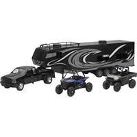 New Ray Toys Die-Cast Replica Ram Dually with Toy Hauler 37046