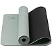 WWWW pido TPE Yoga Mat ECO Friendly SGS Certified Non Slip Yoga Mat with Carring Strap and Bag,72″x24″ Thichness 1/4″ for Yoga Pilates Fitness Exercise (Matcha Green + Firm Black)thumb 4