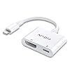 HDMI-adapter voor iPhone iPad, MPIO iPhone naar tv HDMI-kabel, 1080P Digitale AV-adapter HDTV-kabel voor iPhone 11, XR…