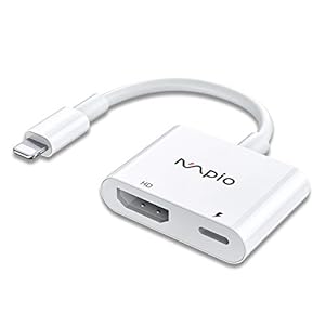 HDMI-adapter voor iPhone iPad, MPIO iPhone naar tv HDMI-kabel, 1080P Digitale AV-adapter HDTV-kabel voor iPhone 11, XR…