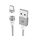Magnetic Type-C Cable, iKNOWTECH Nylon Braided USB-C Charger Cable for Google Pixel/Pixel XL, Nexus 6P/5X, Moto Z/Z Play, OnePlus 3T/3/2, LG G5, HTC 10, Huawei P9/P9 Plus/Mate 9, Asus Zenfone 3 & More