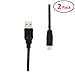 GearIT 2-Pack USB 2.0 Type A to Mini-B Cable (1 Foot / 0.3 Meters) Hi-Speed Mini USB Cable for Smartphones, Tablets, Digital Cameras, MP3 Players, GPS, Portable Hard Drive, Black