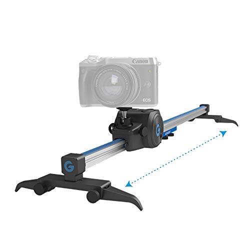 Electronic Camera Slider & 360° Panoramic time Lapse Head for Camera Motion Control
