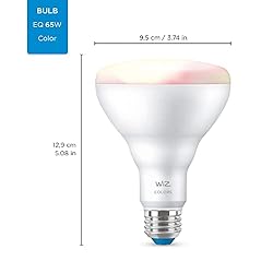 WiZ 65W BR30 Color LED Smart Bulb - Pack of 6