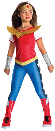 Rubies Child's Dc Superhero Girl's Deluxe Wonder Woman Costume