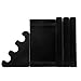SONGMICS 3-Tier Velvet Bracelet Holder Watch Necklace Jewelry Bangle Display Stand, Gift Choice, Black UJDS008