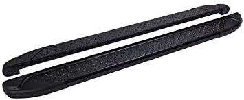 TVA Styling Side Steps - Running Boards in Sapphire Black - OEM Anodised Aluminium - Compatible with Grand Cherokee 2011 to 2014