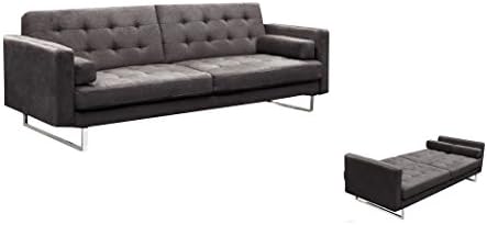 New Spec Verona Klik Klak Fabric Sofabed, Grey