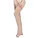 PPXGOGO Compression Socks Firm Support 15-20 mmHg Gradient Thigh High Compression Stockings for Women & Men with Silicone Band Treatment for Running