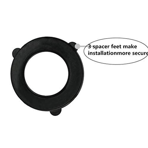 Eshylala 50 Pack Garden Hose Rubber Washer Garden Hose Sprinkler Accessories 3/4" TPR Waterstop Washer - Thumbnail 4