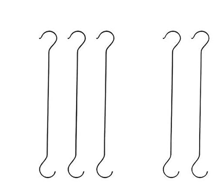 ECOPAL Heavy Garden Hanging Pot Extension Hook and Plant Hanger (Pack of 5)