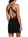 ARANEE Women Lingerie Sexy Chemise Nightie Lace Babydoll V Neck Sleepwear Slip Dress Black