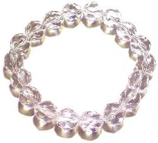 Amazon Co Jp クリスタルバンク 天然石 パワーストーン スターカット天然水晶 10mmx 21 ブレスレット ジュエリー