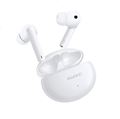 Huawei Freebuds 4I Écouteurs Sans Fil Avec Double Microphone, Annulation Active De Bruit, Charge Rapide, Batterie Longue Durée Blanc