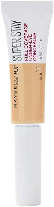 Maybelline Superstay Full Coverage Under-Eye Concealer 6ml 20 Sand 2 Pack