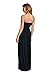 Vanilla Bay Womens Strapless Solid Maxi Dress with Pockets