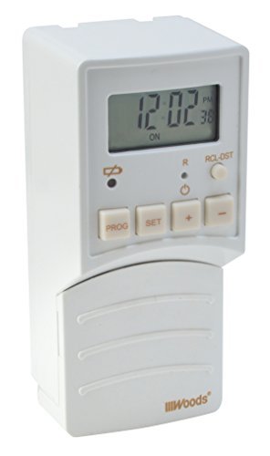 Woods 59744 Flip Switch Timer Converts Toggle Switch to Programmable Timer by Woods