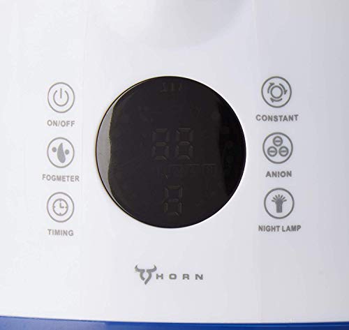 9HORN Ultrasonic Cool Mist Humidifier with Remote Control and 3.3L Water Tank, Automatic Shut-Off and Night Light Function - Thumbnail 3
