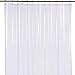 Amazer Long Shower Curtain Liner with Magnets, 72 x 78 Plastic Clear Shower Liner PEVA Waterproof Medium Weight Inside Shower Curtains Liner for Bathroom with Rustproof Grommets