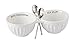 Mud Pie Double Salsa Server Set (Mild Mannered)