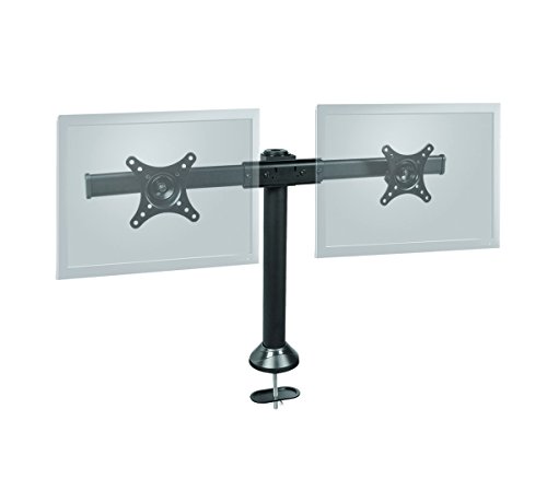 SIIG Accessory CE-MT1712-S2 Side-By-Side Dual Monitor Desk Stand 13inch to 27inch Retail