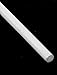 New Black ABS Handle Musical Music Conductor Baton Gift White 15inch