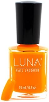 Sunbeam - Neon Collection Orange Flat Glossy Vegan Cruelty-Free 10-Free Natural Nail Polish Lacquer Vernes Esmalte