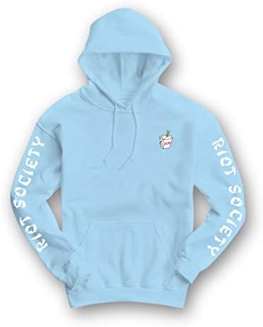 riot society rose hoodie