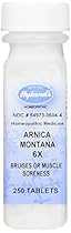 Hyland's Arnica Montana 6X Tablets, Natural Homeopathic Relief of Bruises & Muscle Soreness, 250 Count