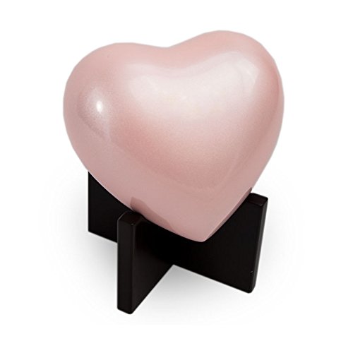 image for OneWorld Memorials Bronze Infant Cremation Urn Heart - Small - Holds U