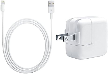 12W iPad Wall Charger [1PCS 3ft USB] Cables with for iPhone 6s Plus / 6 Plus / 6s / 6 / 5s / 5 / 5c