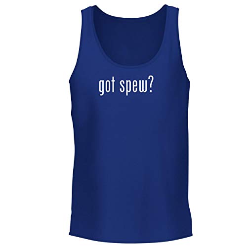 BH Cool Designs got Spew? - Men's Graphic Tank Top, Blue, X-Large