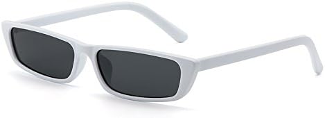 VVIIYJ Sunglasses Female Black Small Box Sunglasses Rectangular Glasses Male Eyes